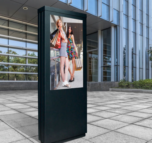 Outdoor Werbestele MMLS46OH IP56 mit hoher Helligkeit